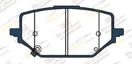 Тормозные колодки UIDNU Ceramic Li (LIXIANG) L7/L8/L9 1.5T hybrid 2024-- (керамические) задние