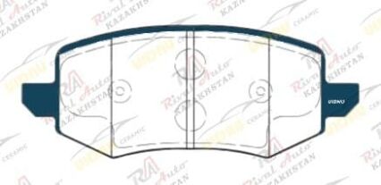 Тормозные колодки UIDNU Ceramic TANK  300 2.0T 2021--  500 2.0T hybrid 3.0T 2021-- 400 2.0T 2023--   HAVAL H5 2.0T 2023--  H9 II 2.0T 2.4T 2024-- Great Wall Motors Poer King Kong  2.0T 2022--  Poer 2.0T 2020--  Cannon Alpha 2.4T 2023-- (керамические)  задние