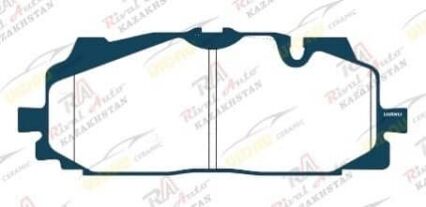 Тормозные колодки UIDNU Ceramic Audi Q7 2.0T 3.0T 2015-- Q8 3.0T 2018-- A8 3.0T 2018-- A6 (C8) 3.0T 2018-- E-Tron (electro car 2019--  S5 3.0T 2016-- RS4 2.9T 2017-- VW Touareg 3.0T 2017--  (керамические) передние