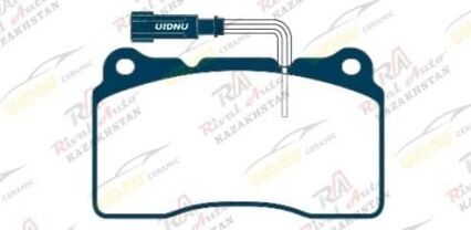 Тормозные колодки UIDNU Ceramic Tesla Model S 2012-2021, Model X 2017-2021, (electro car), Subaru  Impreza WRX STI 2.0T 2.5T 2000-2021, Forester 2.5T 2001-2008, Mitsubishi Lancer Evolution 2.0T 1998-2016, Honda Civic Type R 2.0T 2017-- Hyundai Genesis Coupe 2.0T 3.8L 2008-2016, Opel Insignia 2.8L 2008-2017, Peugeot 607 3.0T 199-2004, Volvo S60 2.5T 2002-2010, V70 2.5T 2000-2008, Ford Mustang 5.0L 5.4L 2006-2014, Cadillac CT6 3.0L 3.6L 2015-2020, CTS 2.0T 2013-2019, Acura Integra 2.0T 2023--  (керамические)  передние