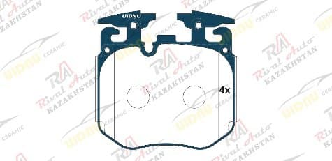 Тормозные колодки UIDNU Ceramic BMW 7' (G11/G12) 725d/730d/730i/740i/750i 2.0D 2.0T 3.0T 4.4T 2015-2022, 5' (G30) 540iX B58 M 550iX 3.0T 4.4T 2017-2023, X5 (G05) 30dX/40iX/50iX/M50dX 3.0D 3.0T 4.4T 2018-- X7 (G07) 30dX/40iX/50iX/M50dx 3.0D 3.0T 4.4T 2020-- X6 (G06) M50i/40i 3.0T 4.4T 2019-- 8' (G14/G15/G16) 840i/840dX/M850iX 2018-- 2' (G42) M240i 3.0T 2021-- X4M (F98) 3.0T 2017-- (керамические) передние PN0735