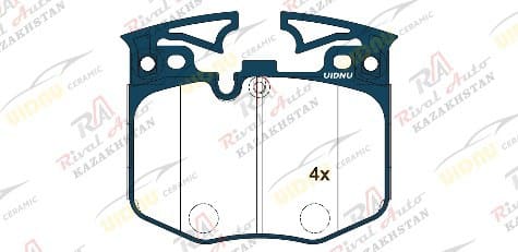 Тормозные колодки UIDNU Ceramic BMW 5' (G30G31) 530d/530e/530i/530ix/540dX 2.0D 2.0L 2016-2019 3' (G20) 330d/330dX/330e/330i/330iX/M340i/M340iX 2.0T 2.0TDI 3.0T 2018-- 7' (G11/G12) 725d/730d/730dX/730i/730Li 2.0L 3.0L 2015-2019 X5 (G05) 30dX 3.0TDI 2018-- X6 (G06) xDrive 40i 3.0L 2019-- X7 (G07) 30dX/40iX 3.0L 2018-- 8' (G15) 840dX 3.0TDI 2018-- iX xDrive 40 2021-- Toyota Supra 3.0L 2019-- (спортивная тормозная система) (керамические) передние PN0681