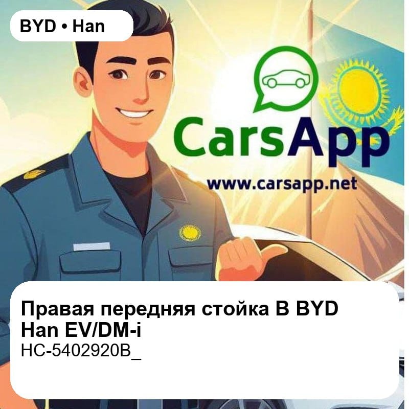 Наружная облицовочная панель правой передней стойки B для BYD Han EV / Han DM-i, оригинал (HC-5402920B_)