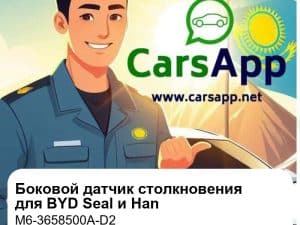 Боковой датчик столкновения для BYD Seal / Han DM-i / Denza N8 DM-p, оригинал (M6-3658500A-D2)