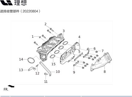 Уплотнительное кольцо дроссельной заслонки для E15M-92080002 для Lixiang L9 2022-2023