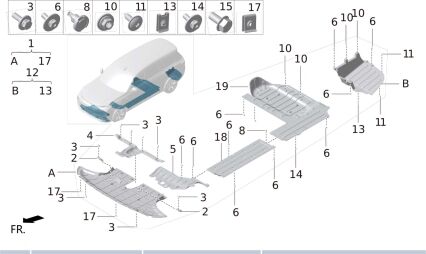 Защита топливного бака X01-55040015 для Lixiang L9 2022-2023