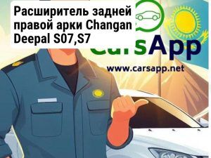 Задний правый расширитель арки, накладка на крыло Changan Deepal S07,S7
